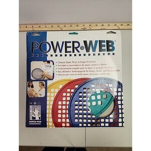 NIB Power Web Original 14" Green/Heavy Finger Hand Wrist Forearm Exerciser